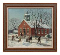 School House in Winter