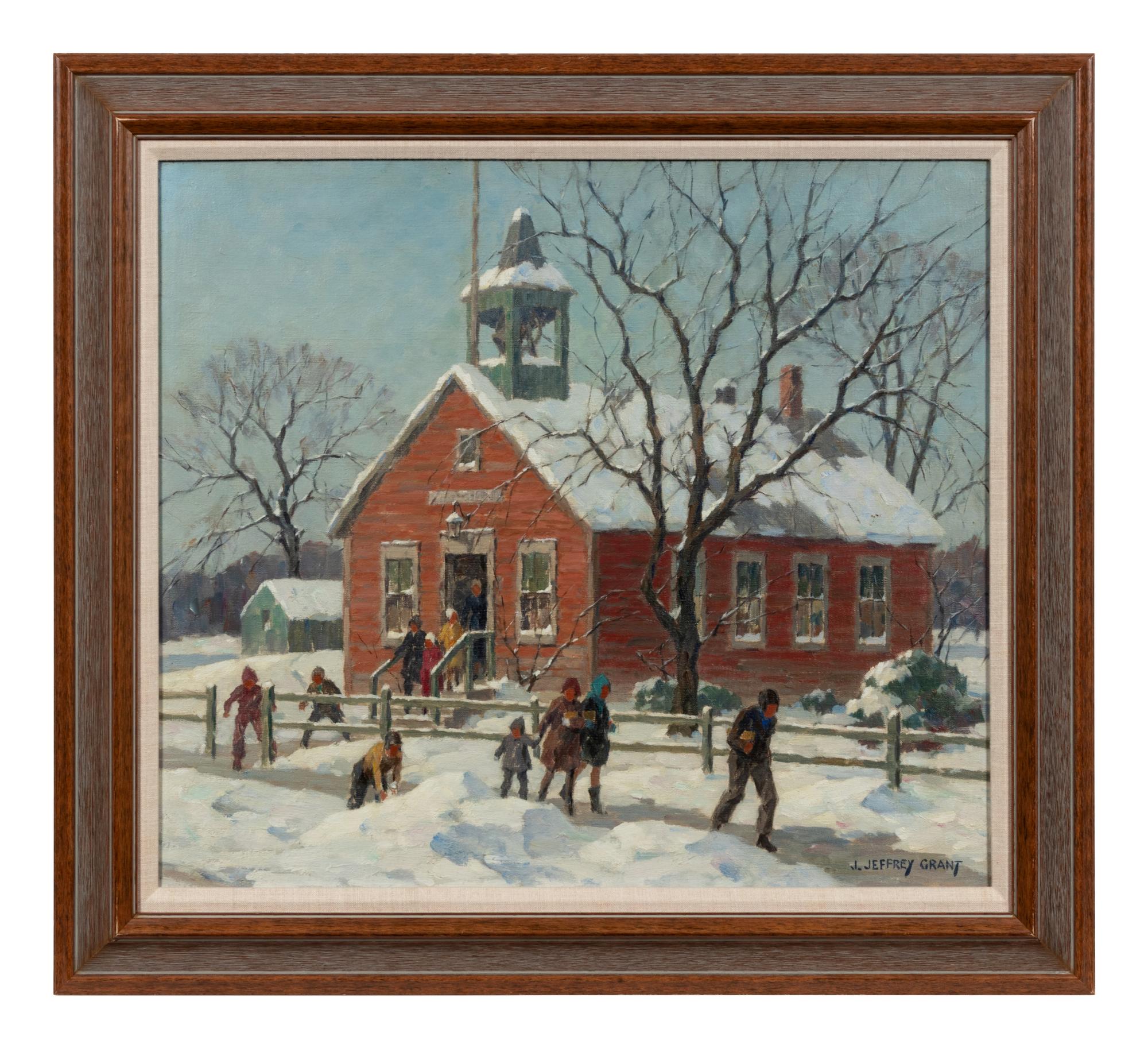 School House in Winter