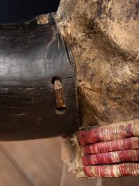 Plains Buffalo Horn Headdress, From a Midwest Collection