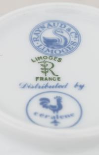 A Raynaud Limoges Porcelain Dinner Service