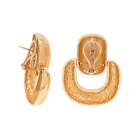 YELLOW GOLD EARCLIPS