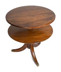 A Regency Style Mahogany Two-Tier Dumbwaiter — 19TH CENTURY