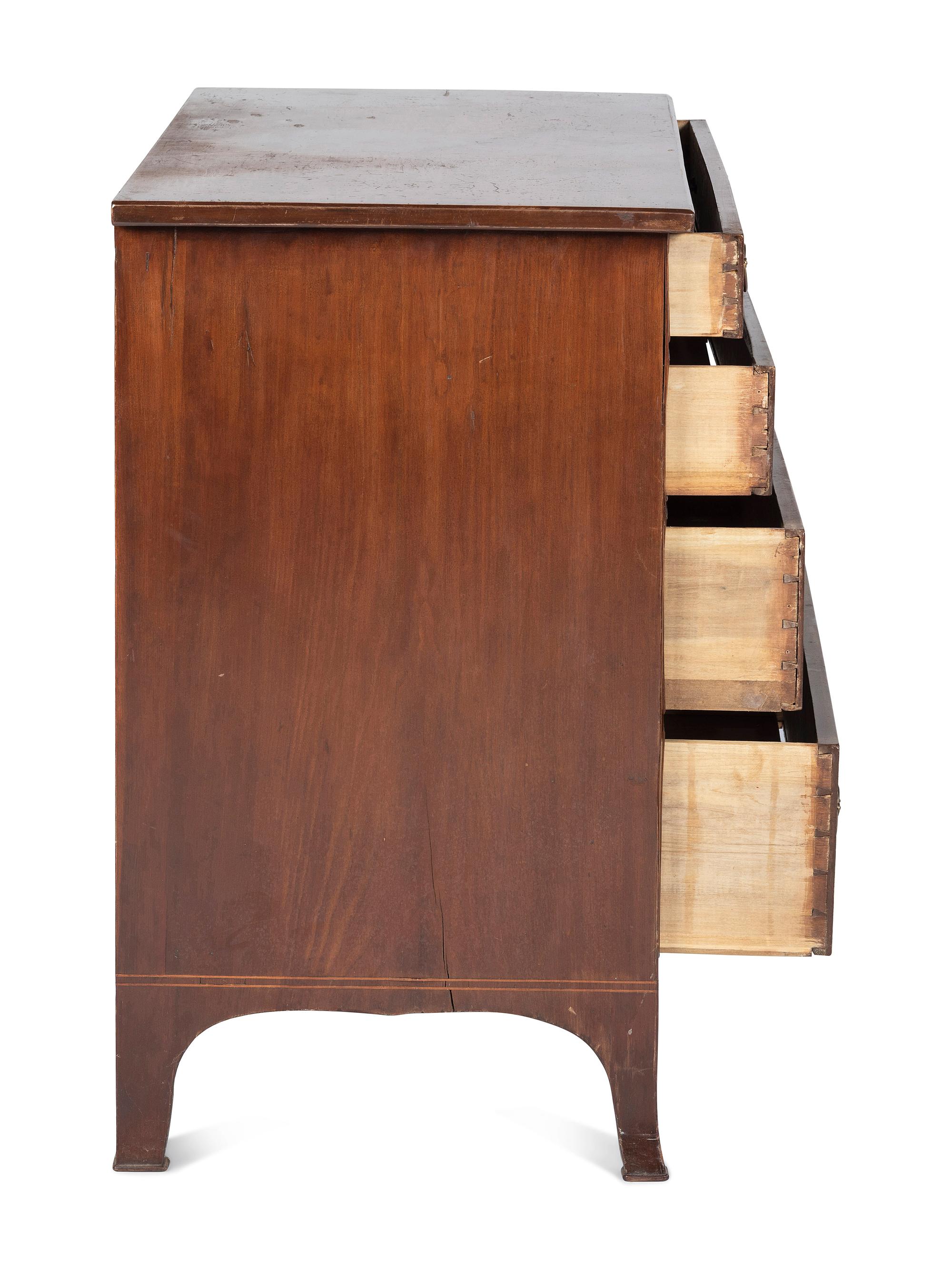 A Federal Cherrywood Chest of Drawers