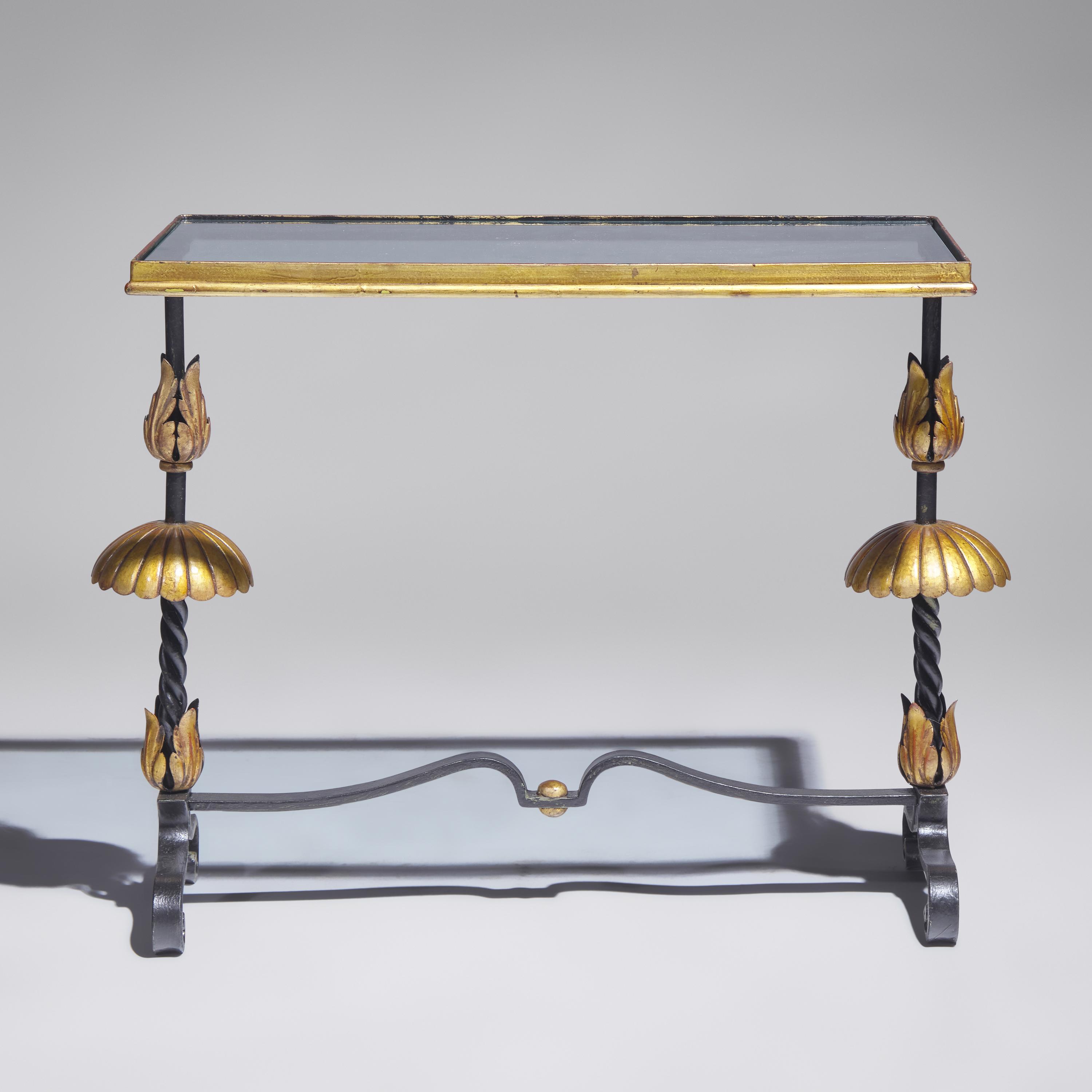 Gilbert Poillerat (French, 1902-1988) — French Forties Art Deco Coffee Table