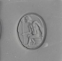 A Neoclassical Gold and Carnelian Finger Ring with the God Dionysos — Inscription engraved on the inside