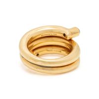 TIFFANY & CO., SCHLUMBERGER, YELLOW GOLD AND SAPPHIRE 'DOUBLE COIN' RING