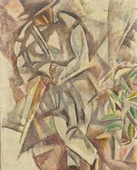 Jules Pascin (French, 1885-1930) - Les Trois Soeurs; with Figure d'Homme verso