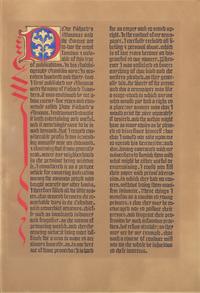 [Americana] [Franklin, Benjamin] Poor Richard's Almanac, leaf printed on the Gutenberg Press