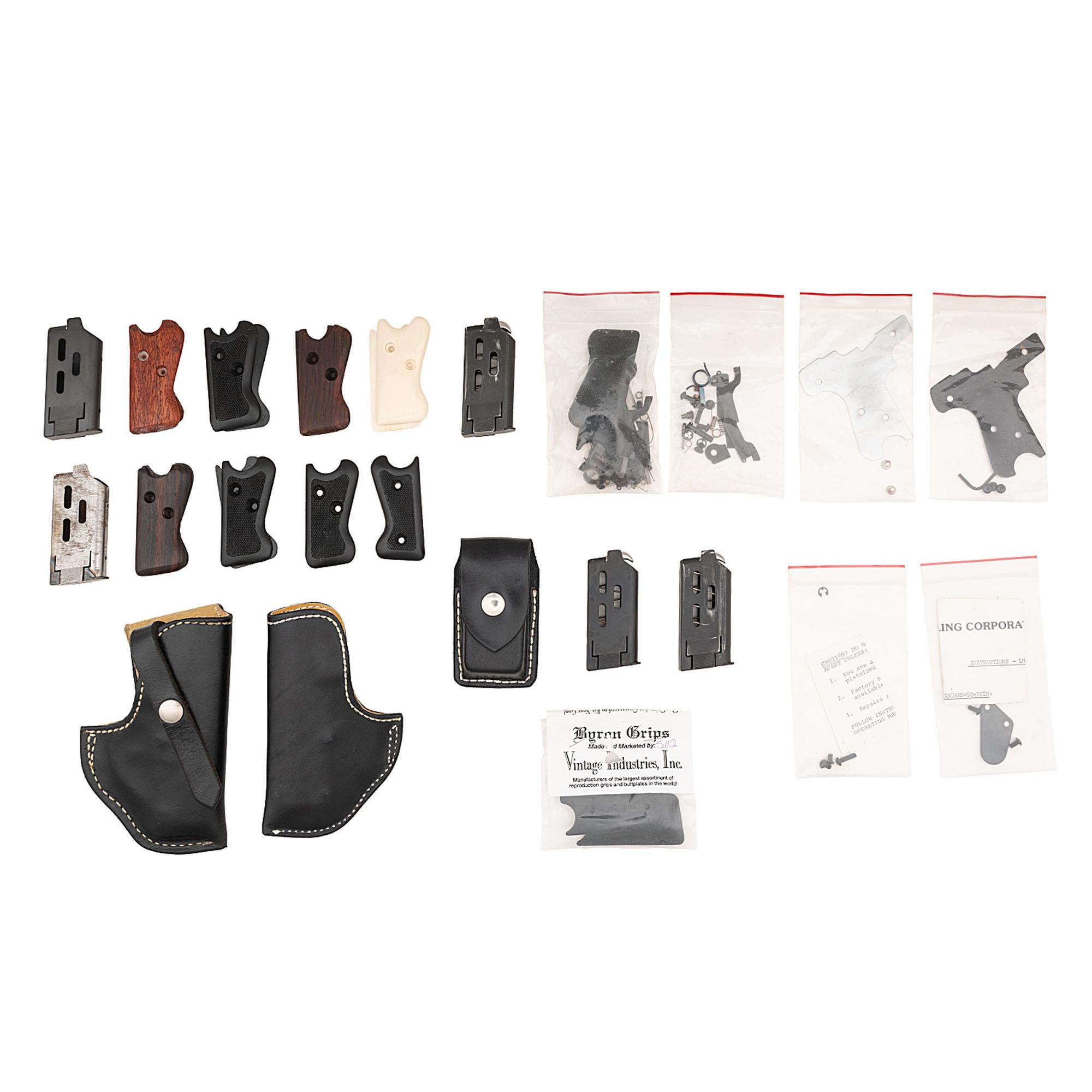 Semmerling Archive Including Holsters, Magazines, Spare Parts, Grips, and Advertising