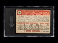 A 1952 Topps Willie Mays Rookie Baseball Card No. 261 (SGC 1.5)