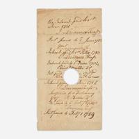 [American Revolution] [Putnam, Israel] Printed Debt Certificate