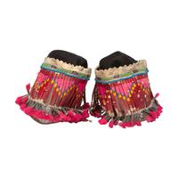 Sioux Quilled and Beaded Hide Moccasins