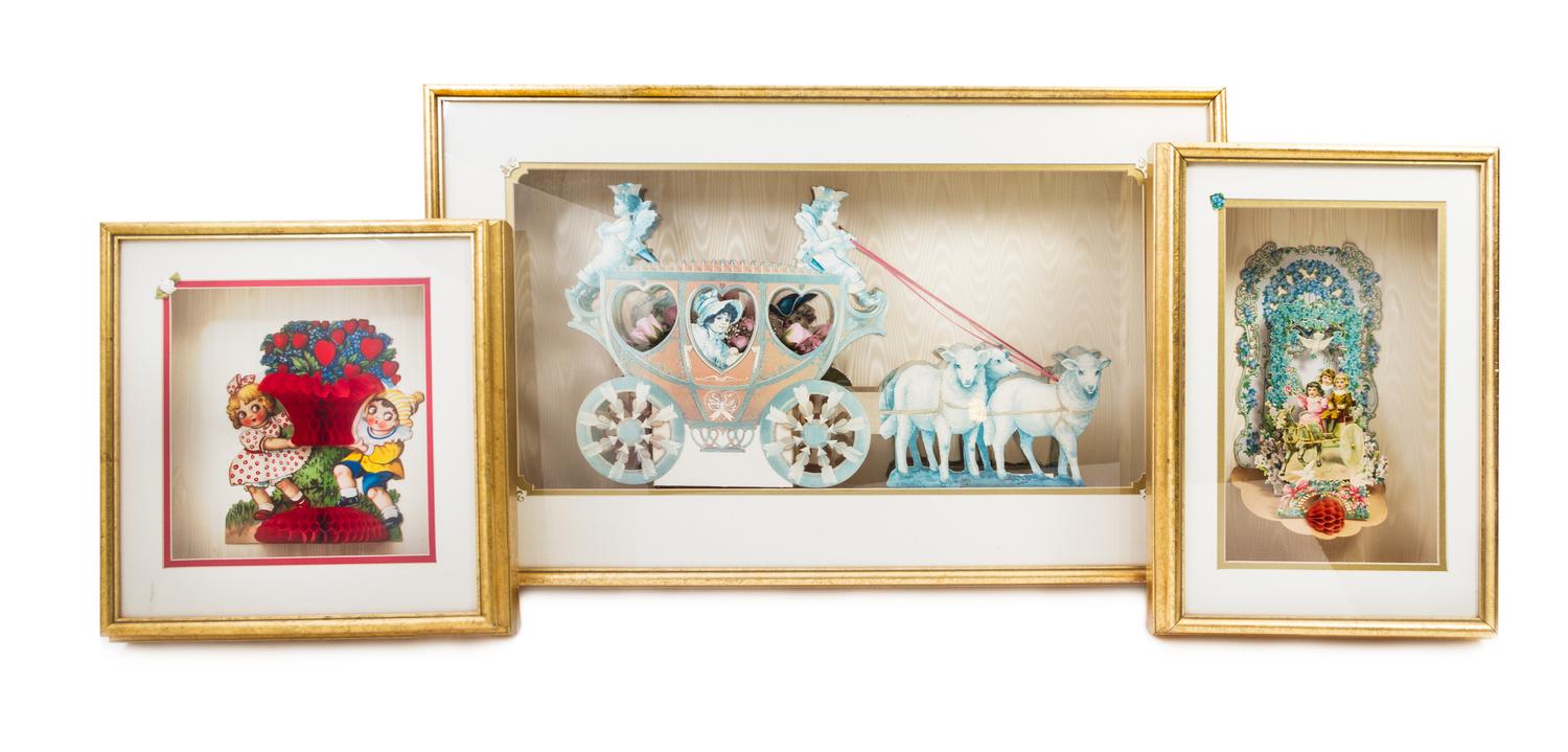 A Collection of Victorian Valentines Largest: 21 x 11 inches. — LATE 19TH/EARLY 20TH CENTURY
