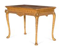 A George I Style Gilt Gesso Side Table