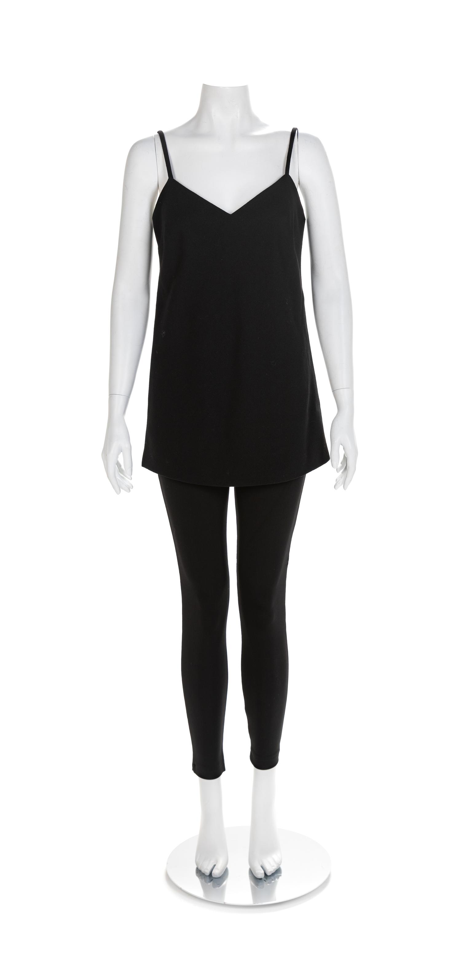 Two Atelier Versace Mini Dresses and Black Pants, 1990s No size label