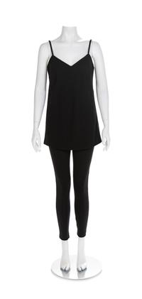 Two Atelier Versace Mini Dresses and Black Pants, 1990s No size label