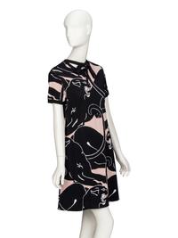 VALENTINO, KNIT PANTHER DRESS