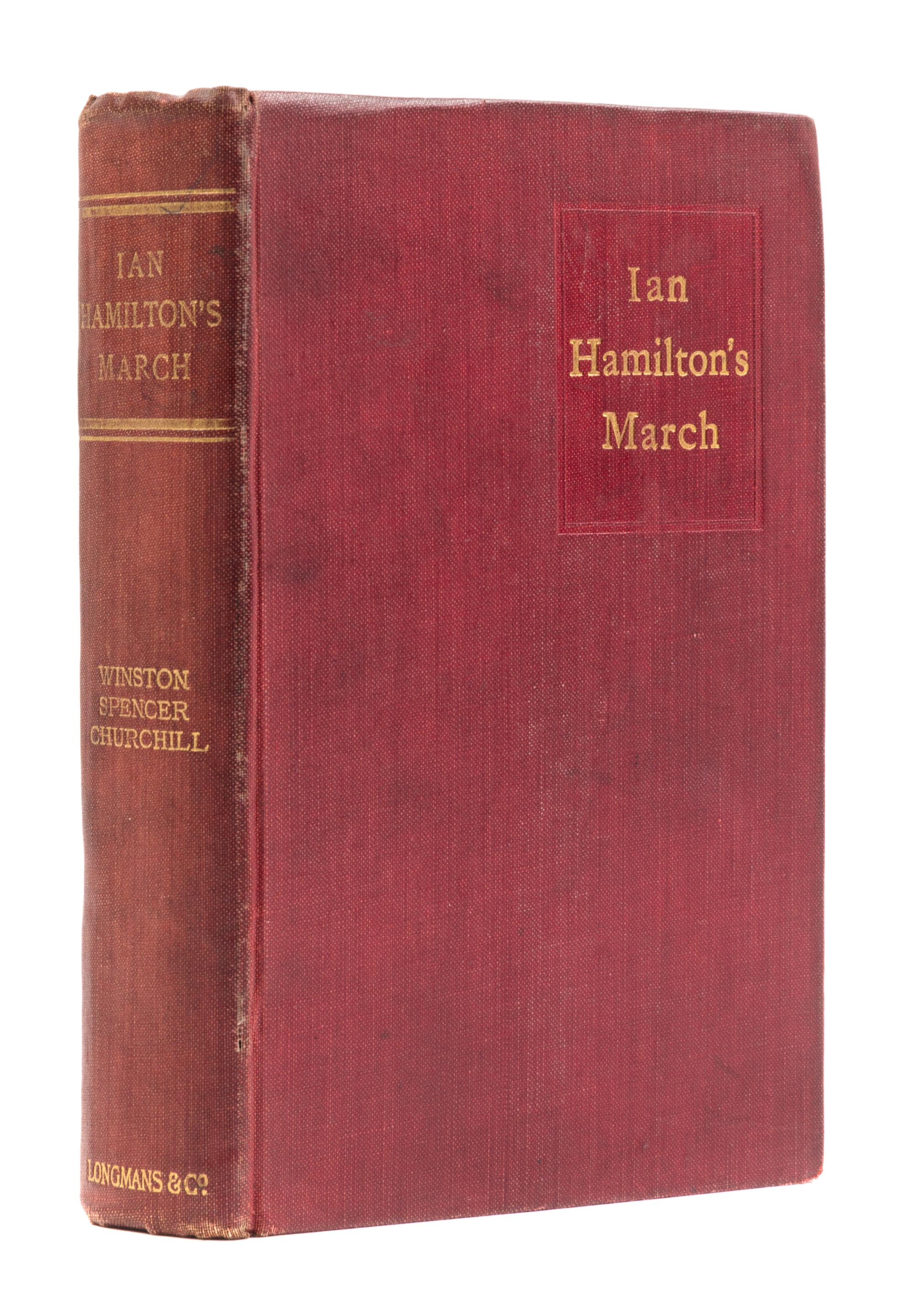 CHURCHILL, Winston Spencer (1874-1965). Ian Hamilton's March . New York and Bombay: Longmans, Green, and Co., 1900.