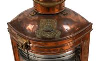 A Pair of Copper Ship Lanterns