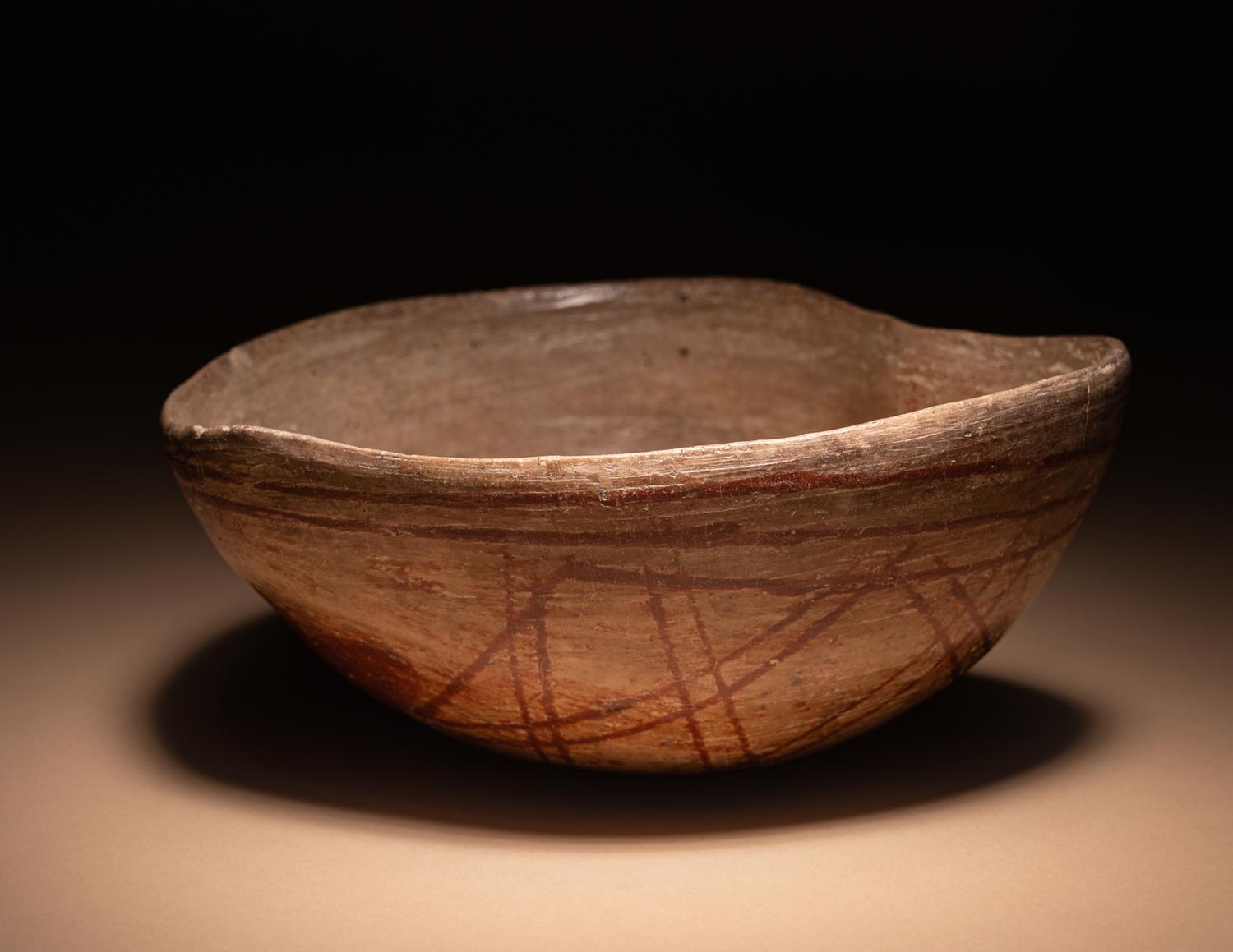 A Chupicuaro Creamware Pinch Bowl