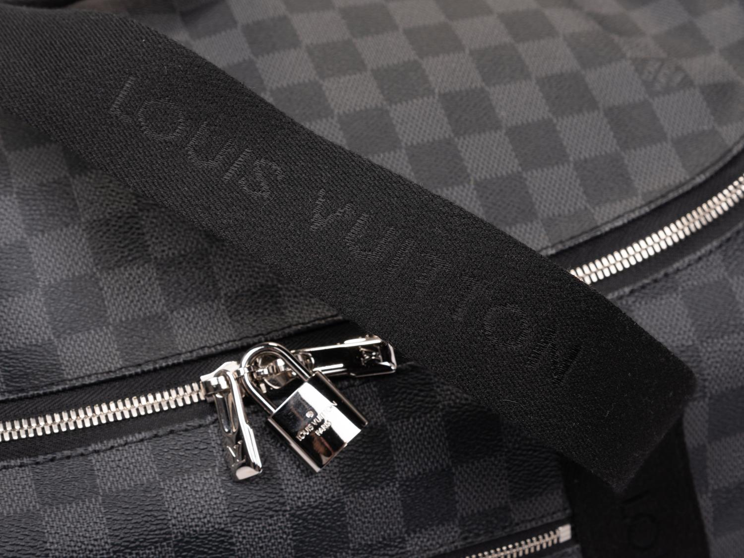 Two Louis Vuitton Néo Éole Damier Graphite Coated Canvas Rolling Travel Bags, 2017