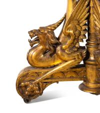 An Italian Giltwood Pietra Dura-Top Table