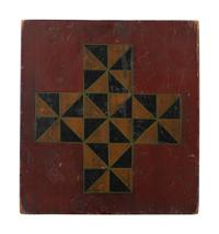Five Paint Decorated Checkerboards