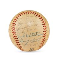 A 1963 Baltimore Orioles Team Signed Autograph Baseball
