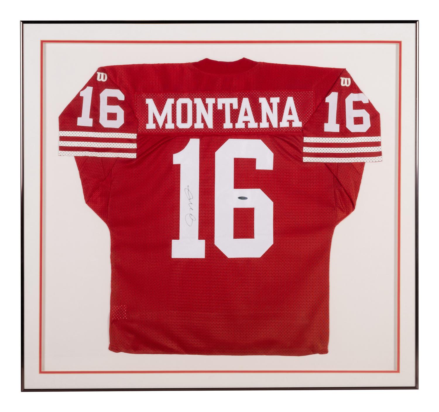 A Joe Montana San Francisco 49ers Signed Autograph Wilson Jersey (Upper Deck Authenticated),