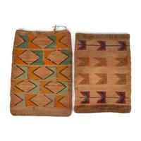 Pair of Nez Perce Corn Husk Flat Bags