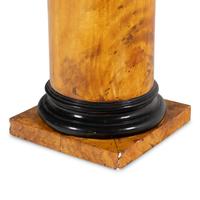 A Biedermeier Style Grain-Painted Composition Pedestal