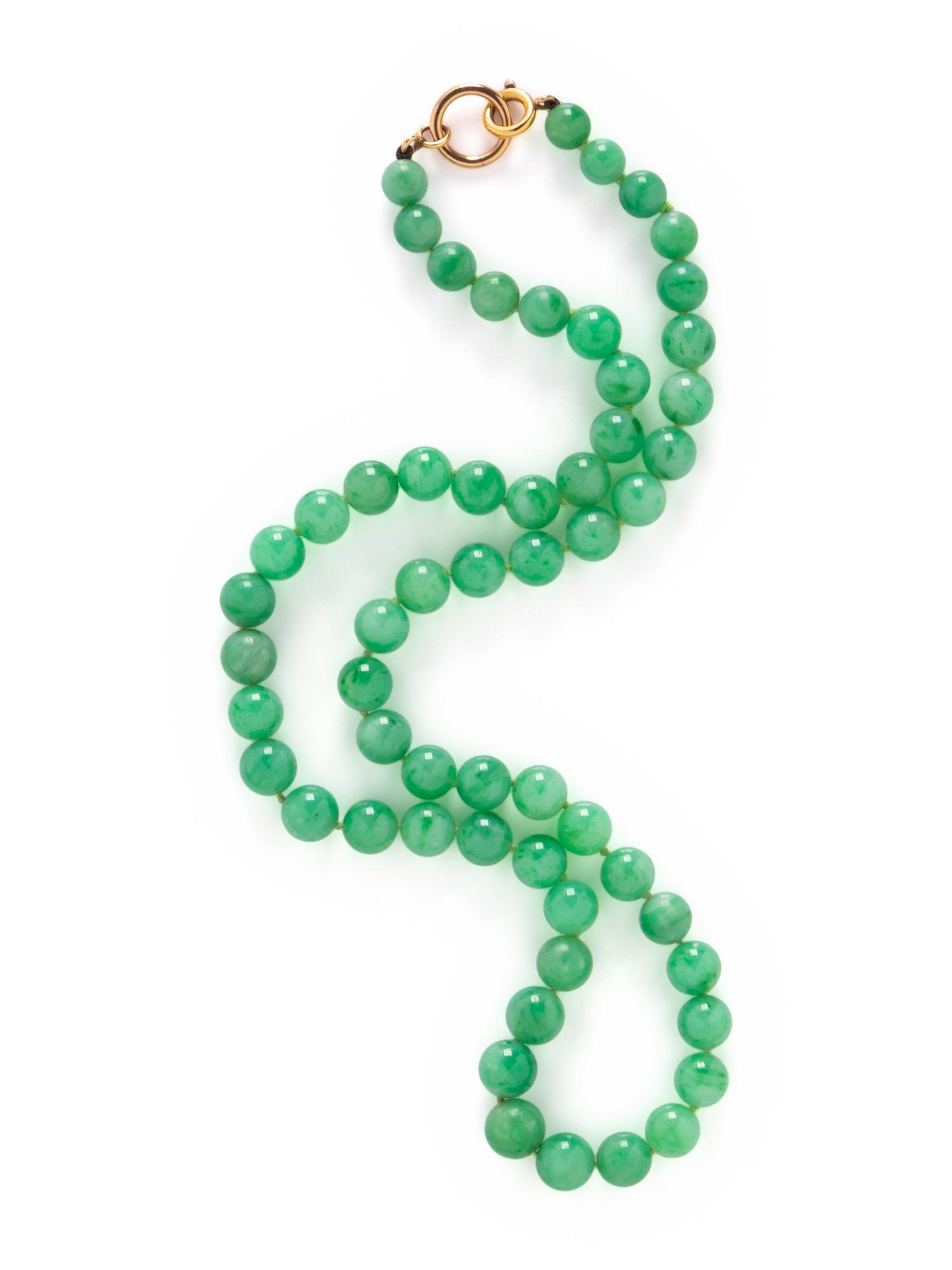JADE BEAD NECKLACE