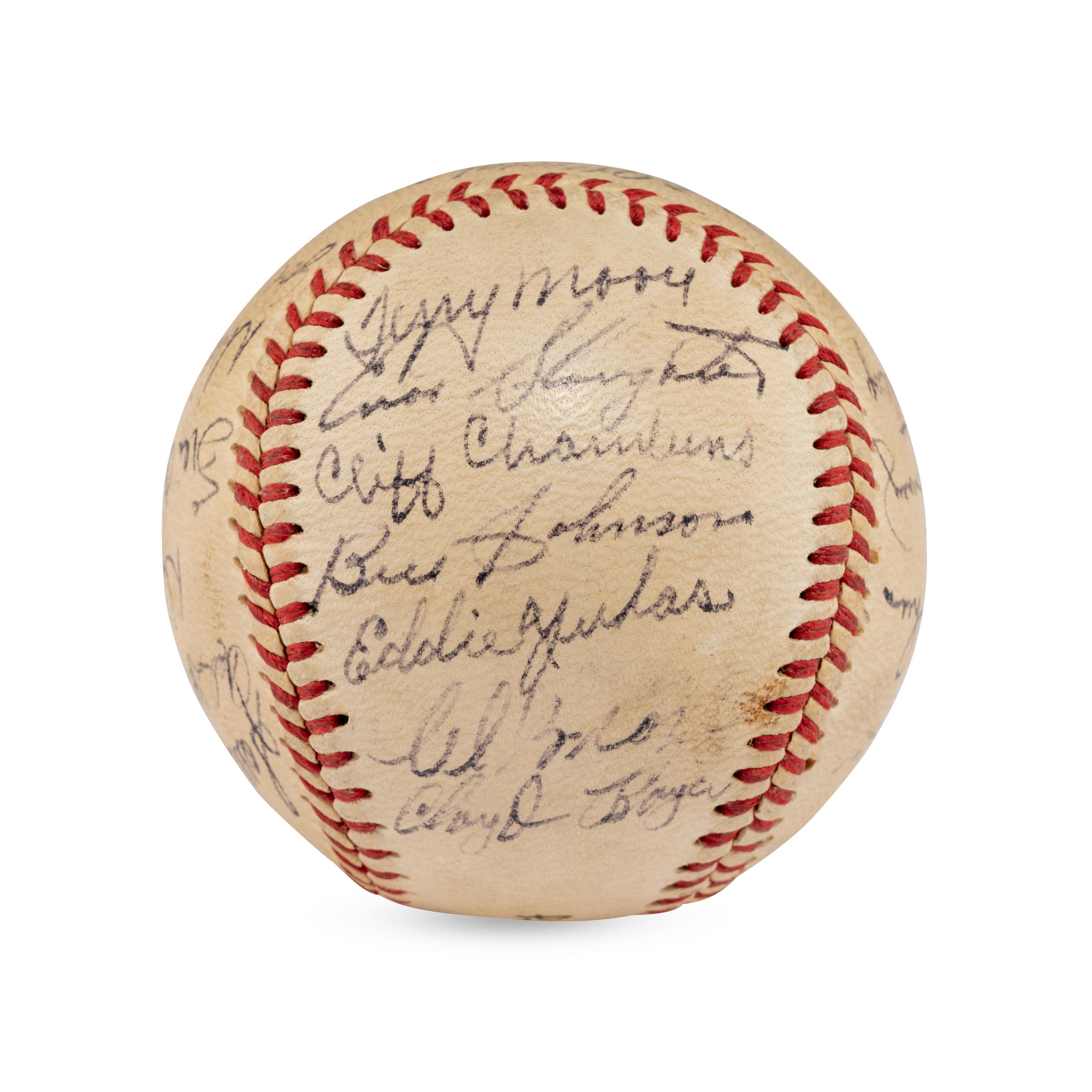 A 1952 St. Louis Cardinals Team Signed Autograph Baseball