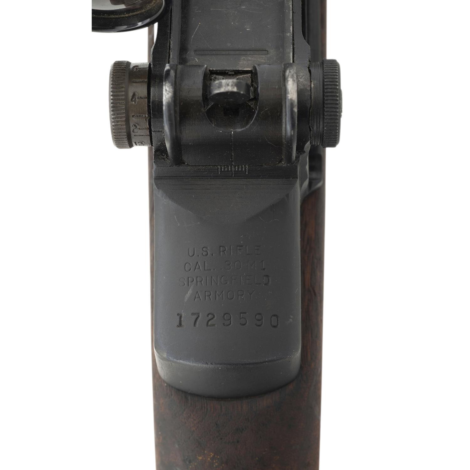 ** U.S. Springfield M1 Garand Rifle with M1-D Mounts, Lyman Alaskan Scope, and M2 Flash Hider