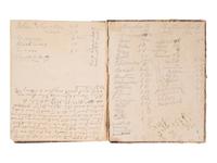 [CIVIL WAR]. Immediate post-war journal containing entries from 30+ soldiers of the 117th Illinois Infantry.