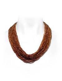 ANGELA PINTALDI, MULTISTRAND CITRINE BEAD NECKLACE
