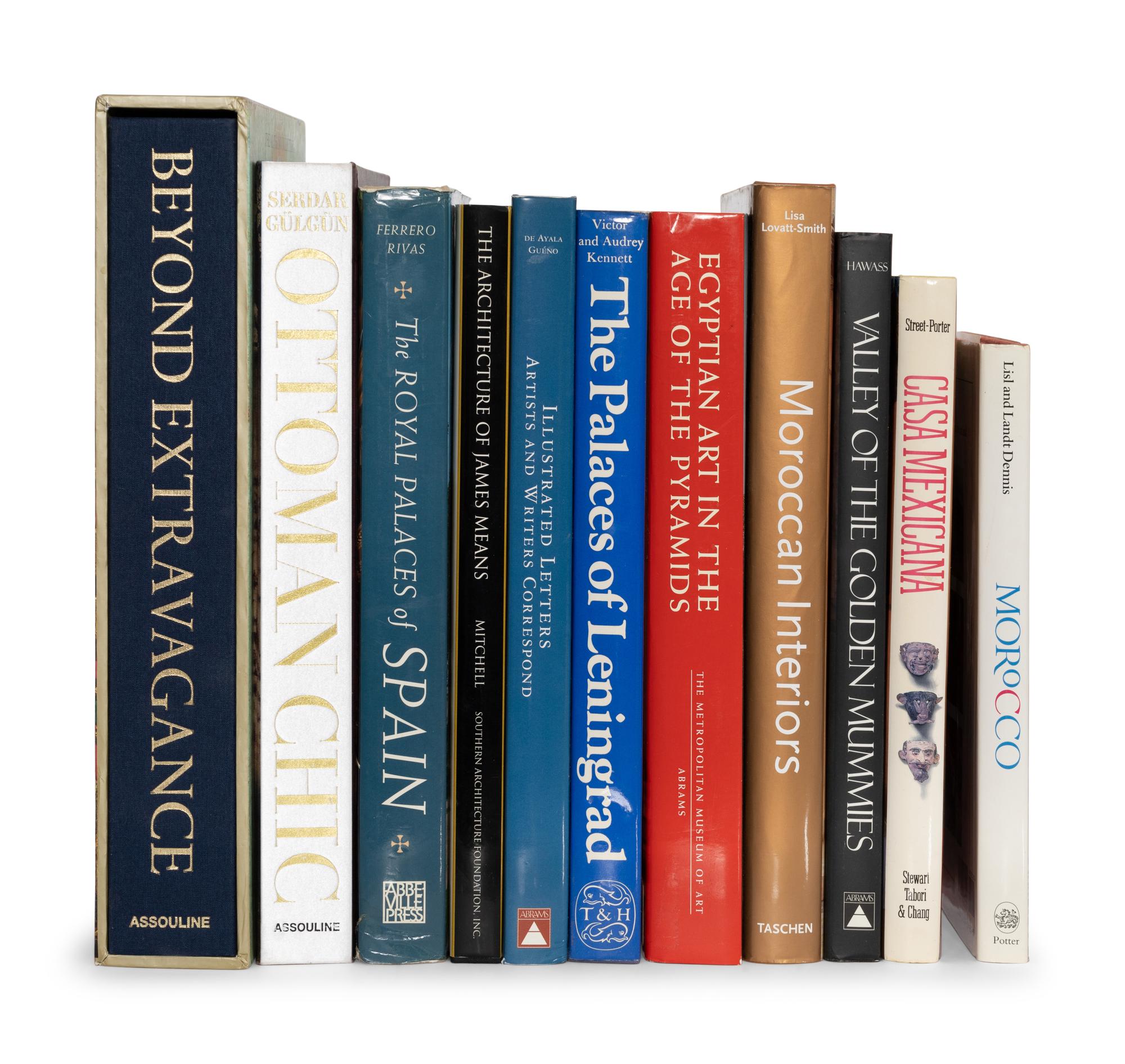 A Collection of Eleven Mostly Historical Architecture Reference Books