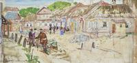 Peasant Houses #4 , 1911