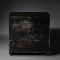 Cerused Oak Chest with Green Ceramic Pulls USA