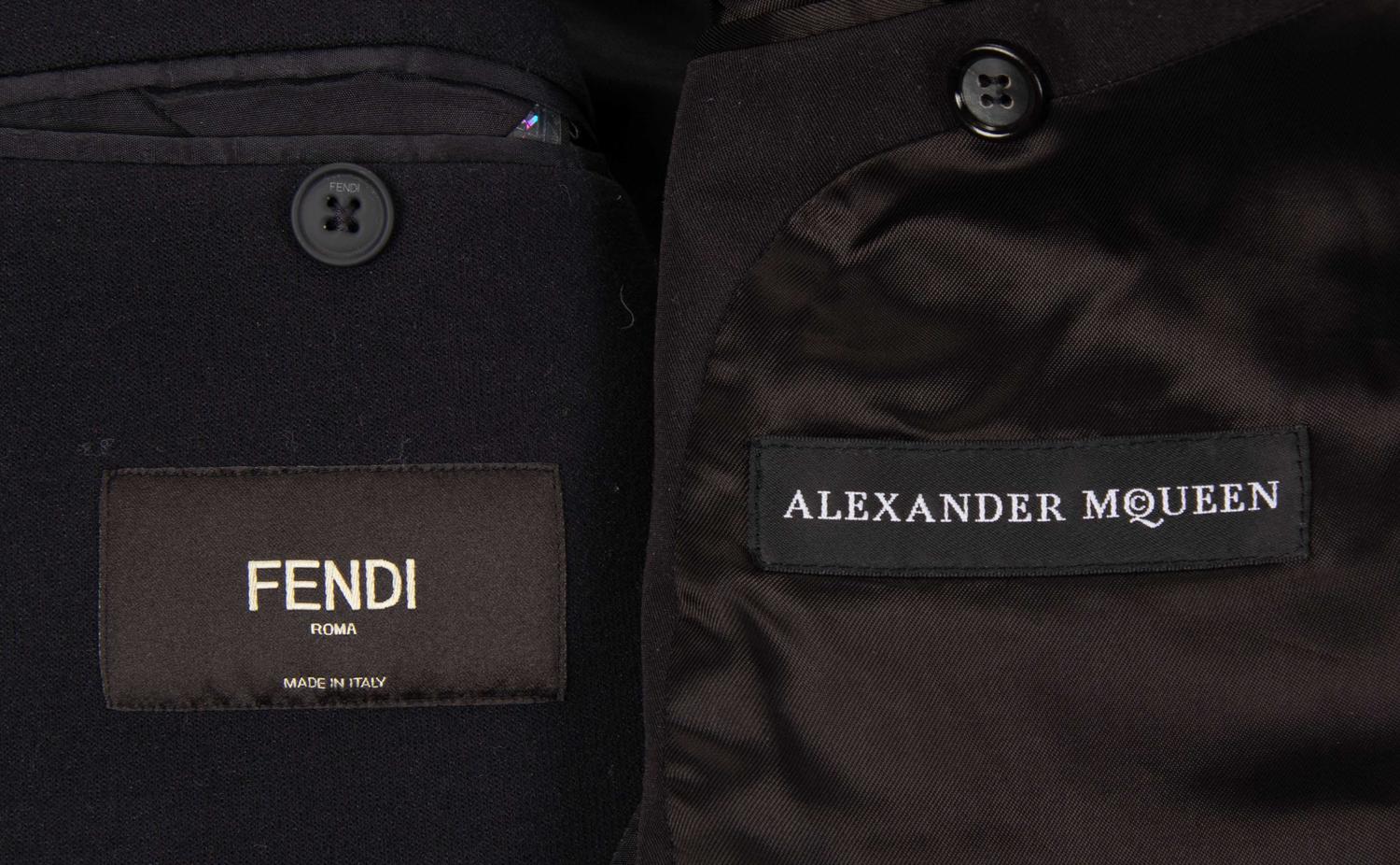 Two Men's Jackets; One Alexander McQueen, One Fendi, c. 2017 — BNY 35, 71
