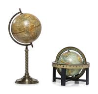 A Dutch Pressed Metal Lithographic Table Globe