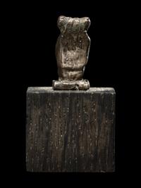 An Egyptian Silver Baboon