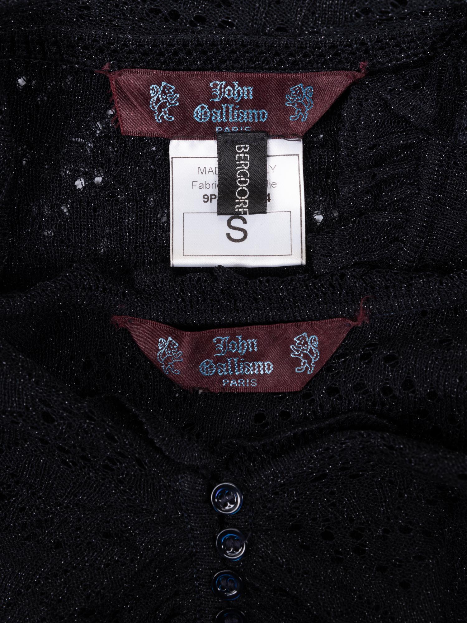 John Galliano Knit Cardigan Set, 2000-10s