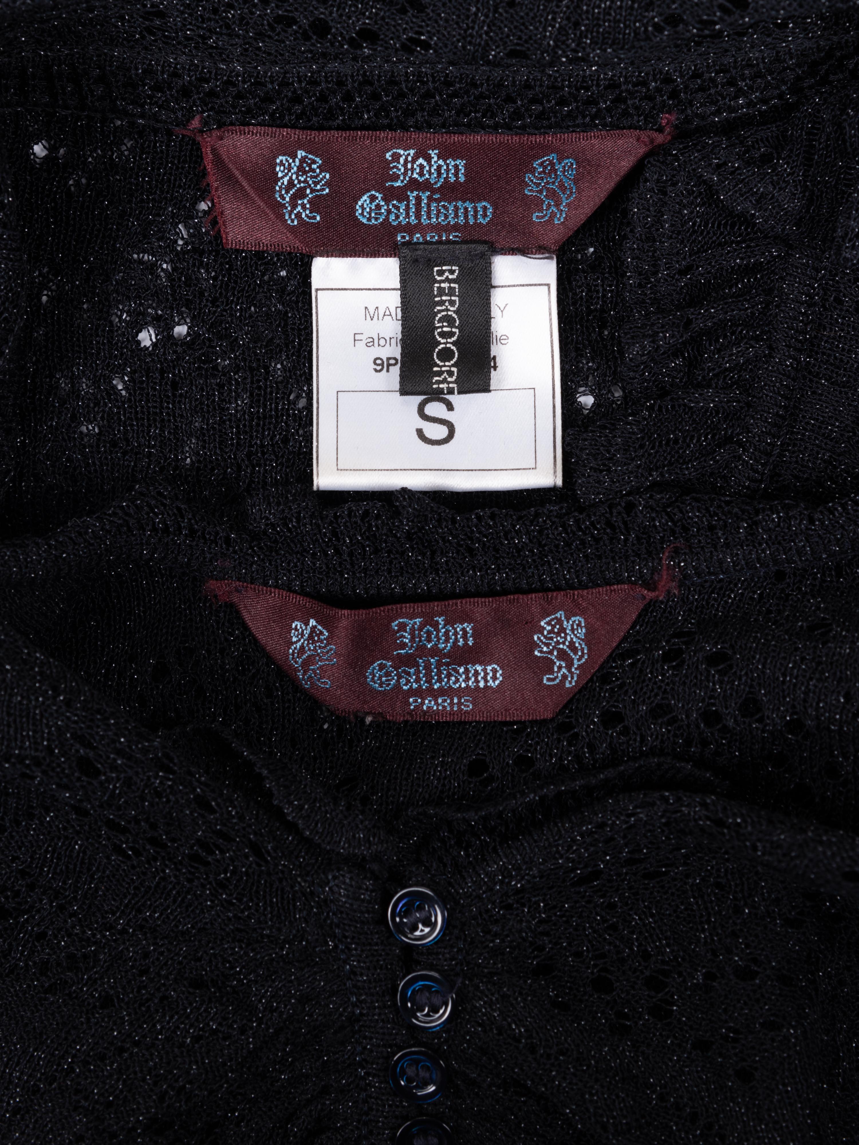 John Galliano Knit Cardigan Set, 2000-10s