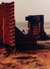 Edward Burtynsky (born 1955) Shipbreaking #27, with Cutter, Chittagong, Bangladesh, 2001