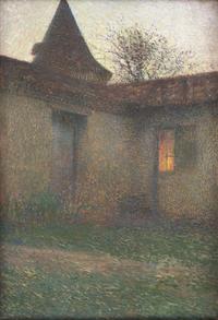 Henri Jean Guillaume Martin (French, 1860-1943) — Cour de Maison