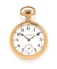 A Gold Filled Open Face Pocket Watch, Hamilton, Circa 1903, 76.30 dwts.