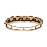 YELLOW GOLD AND OPAL BANGLE BRACELET
