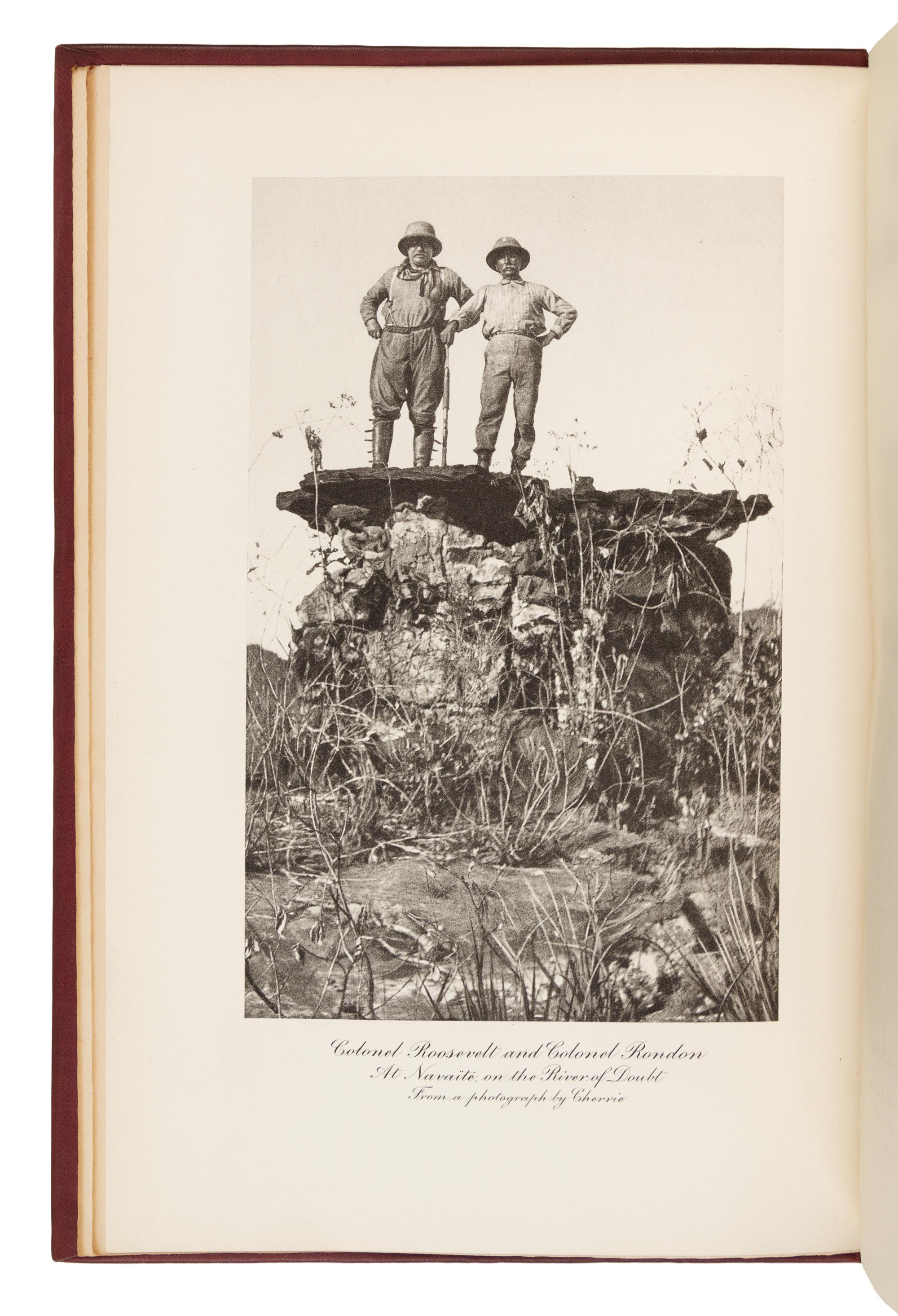 ROOSEVELT, Theodore (1858-1919). Through the Brazilian Wilderness. New York: Charles Scribner's Sons, 1914.