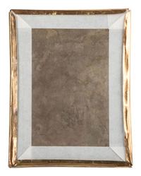 [EARLY PHOTOGRAPHY]. Quarter plate daguerreotype of an engraving of Daniel Webster.